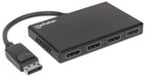 DisplayPort to 4-Port DisplayPort Splitter Hub with MST Image 3